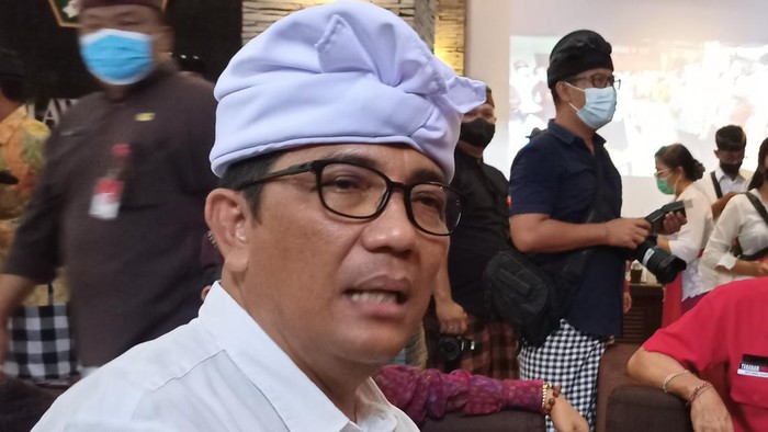 Bupati Tabanan I Komang Gede Sanjaya.