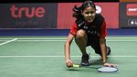 Ekspresi Bilqis Prasista Usai Dikalahkan Wakil China di Uber Cup 2022