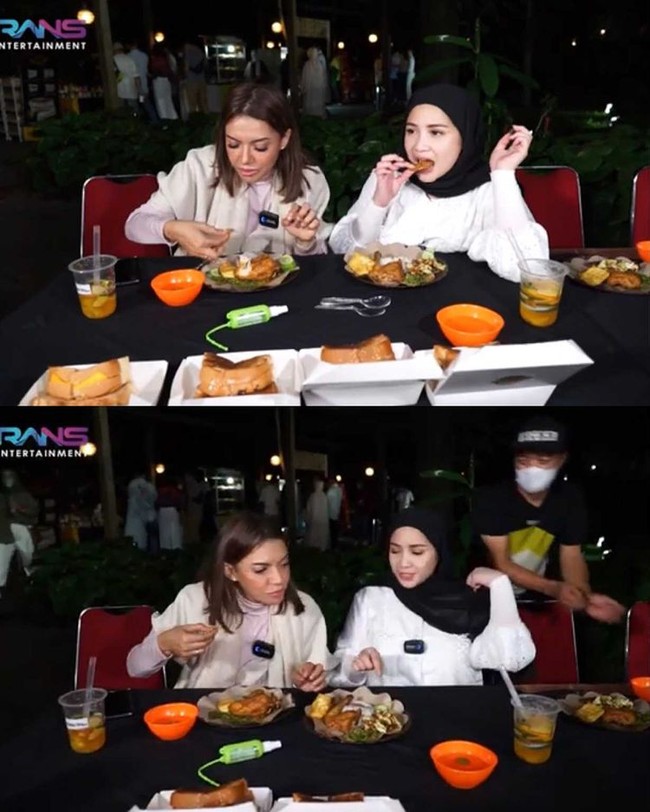 Nagita Slavina lewat akun Youtube Rans Entertaiment membuat program yang bernama Jajarans untuk membantu promosi pelaku usaha di bidang kuliner. Ada beragam jenis makanan dan cemilan yang disajikan dalam acara tersebut. Foto: Dok. Youtube Rans Entertaiment.