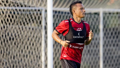 Penyerang sayap anyar Bali United, Hendra Adi Bayauw