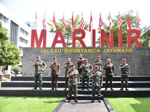 Jampidmil Kejagung Bertemu Komandan Korps Marinir, Ini yang Dibahas