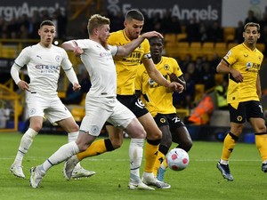 Link Live Streaming Liga Inggris: Wolves Vs Manchester City