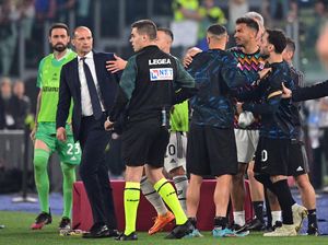 Allegri Ngamuk hingga Diusir Wasit, Ngaku Ditendang Oknum Inter