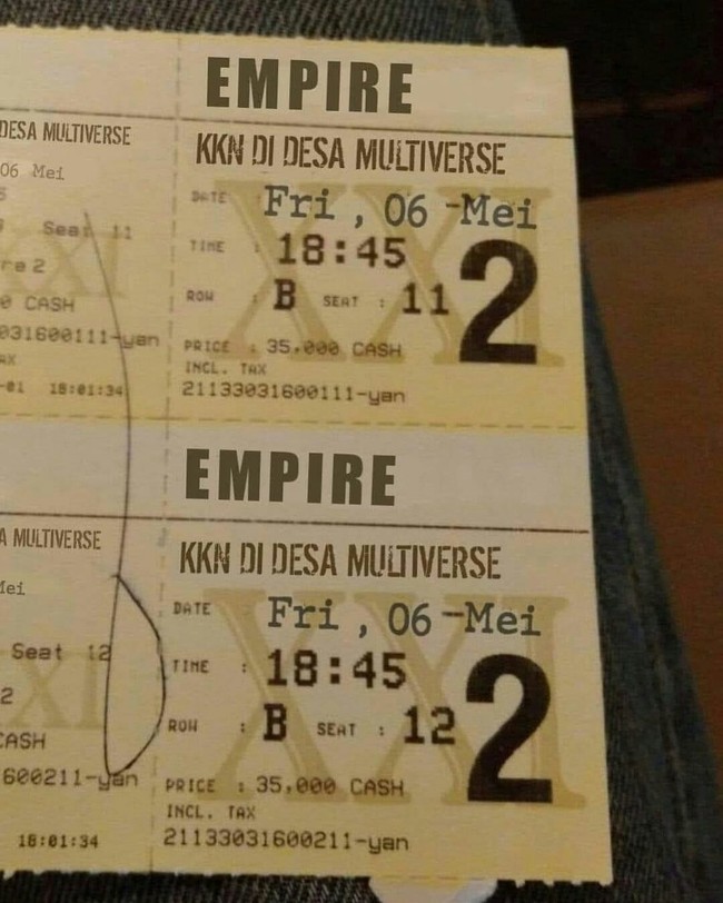 Buat yang belum nonton Doctor Strange dan KKN Desa Penari nggak usah takut karena kini ada versi kolaborasinya. Tertarik gak nih buat nonton KKN di Desa Multiverse? Foto: Twitter/andysulistyo