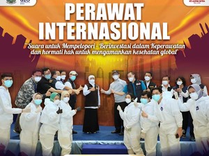 Gubernur Khofifah Halal Bihalal dengan Nakes di Hari Perawat Internasional