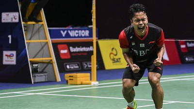 Anthony Ginting Menang Tiga Gim Sengit Lawan China