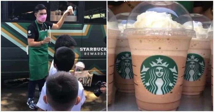 Truk Starbucks untuk Murid SD di Filipina Ini Bikin Netizen Iri
