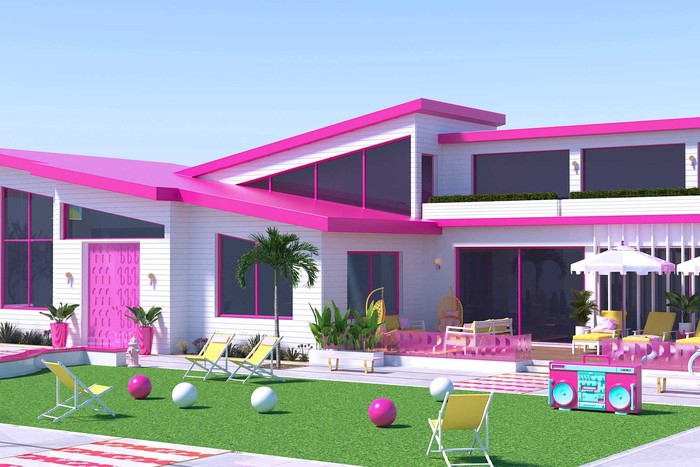 Wahana rumah Barbie