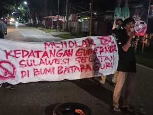 Warga Tolak Gubernur Sulsel ke Lutim, Kecewa Jalan Rusak Tak Difasilitasi