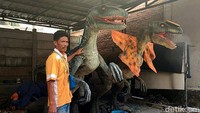 Nantinya, patung dinosaurus akan menghuni lahan seluas 1 hektare ini.