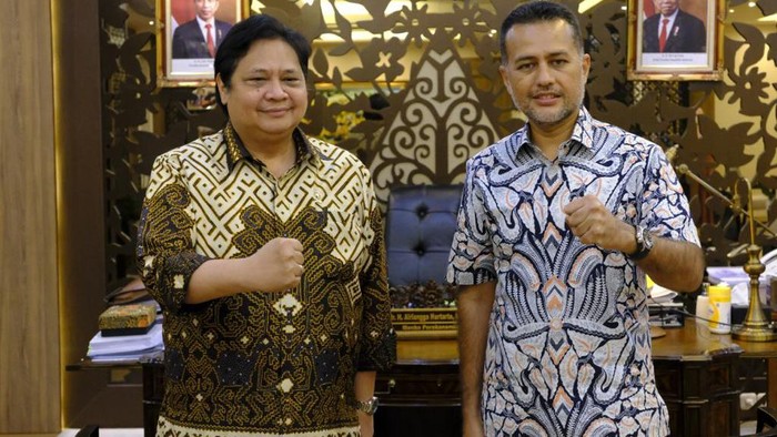 Airlangga Hartanto dan Musa Rajekshah