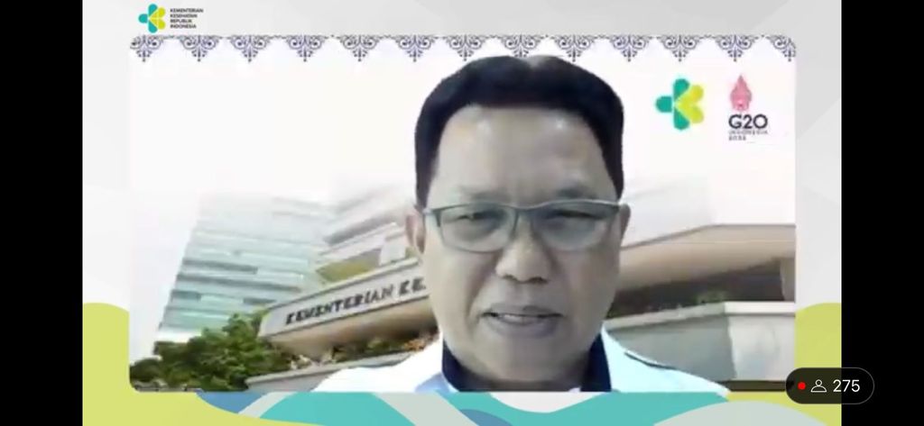 Direktur Utama RS Sulianti Saroso, Muhammad Syahril (Youtube Kementerian Kesehatan)