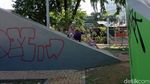 Duh, Skate Park Gedung Creative Center Bekasi Dipenuhi Vandalisme