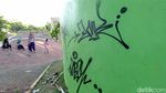 Duh, Skate Park Gedung Creative Center Bekasi Dipenuhi Vandalisme