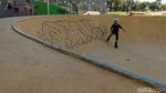 Duh, Skate Park Gedung Creative Center Bekasi Dipenuhi Vandalisme