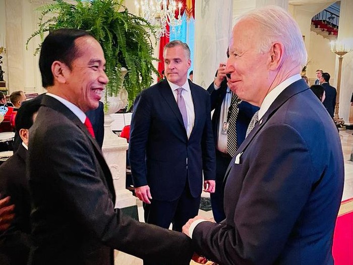 Jokowi bertemu Joe Biden di Gedung Putih