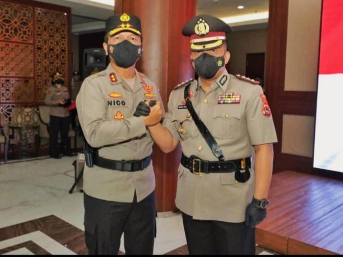 Kapolda Jatim Irjen Nico dan Kombes Nasrun