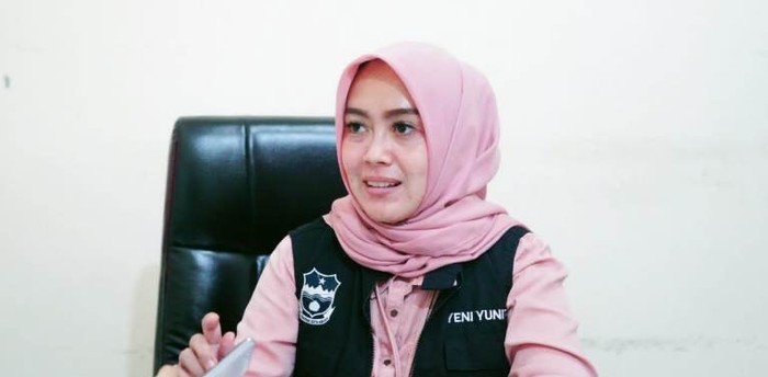 Kepala Bidang IKP Diskominfo Garut selaku Humas Satgas Penanganan COVID-19 Kabupaten Garut, Yeni Yunita