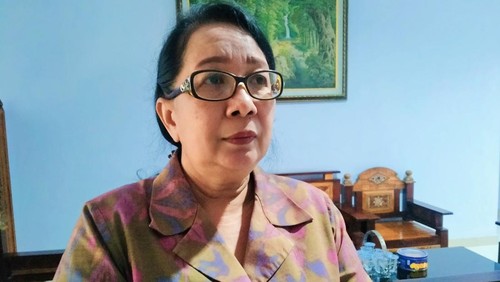 Ketua DPRD Jembrana, Ni Made Sri Sutharmi, di kantor DPRD Jembrana, Jumat (13/5/2022)