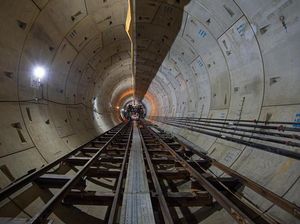 Tersambung, Pembangunan Stasiun MRT Thamrin ke Monas Capai 51%,