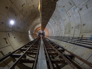 Tersambung, Pembangunan Stasiun MRT Thamrin ke Monas Capai 51%,