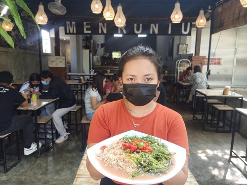 Rujak kuah pindang Men Runtu Sanur