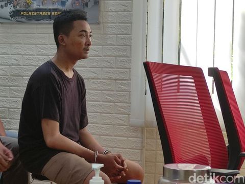 Tampang Boy Anantyasari, perampok yang hajar wanita teman kencan di Semarang pakai ulekan, Jumat (13/5/2022).