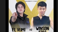 El Rumi menuduh Winson Reynaldi panjat sosial dengan pertarungan tinju itu. Foto: dok instagram