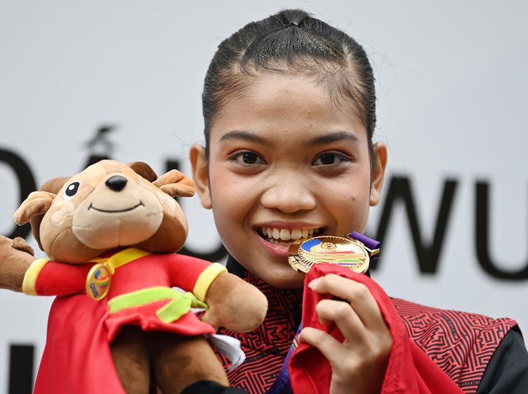 Alisya Mellynar Sabet Medali Emas SEA Games