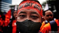 Ada 18 tuntutan yang disuarakan buruh.