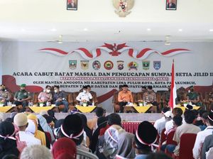 Sadar! 225 Eks Anggota NII Ucap Sumpah Setia ke NKRI, Total Jadi 1.134