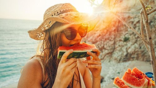 Ilustrasi cuaca panas