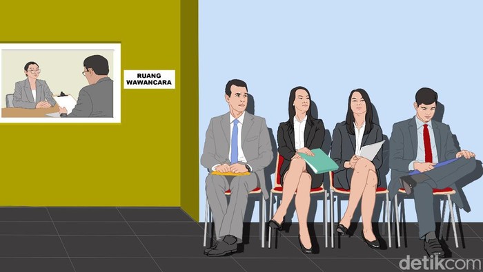Ilustrasi Wawancara Kerja Ilustrasi Wawancara Kerja