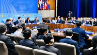 Jokowi mendorong kemitraan ASEAN-AS dalam menangani perubahan iklim. 