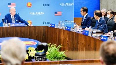 Momen Jokowi Minta Hentikan Perang di KTT Khusus ASEAN-AS