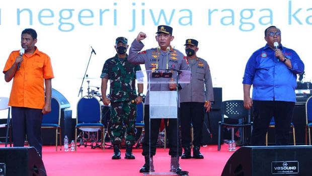Kapolri di May Day Fiesta di GBK