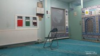 Shaf sholat perempuan di Masjid Muslim World League