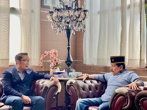 Jenguk Hendropriyono, Ridwan Kamil Dapat Wejangan soal Kepemimpinan