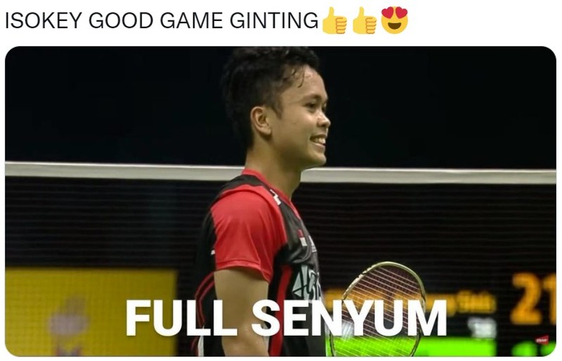 Aksi Ginting di Final Thomas Cup 2022, Bikin Netizen Senam jantung