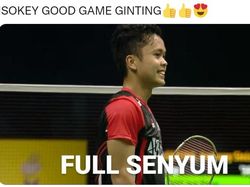 Aksi Ginting Jadi Dr Strange di Final Thomas Cup 2022