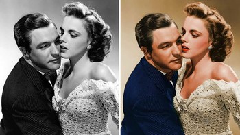 Judy Garland dan Gene Kelly. Foto: Boredpanda