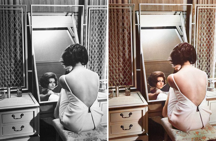 fotoinet pakai AI foto jadul hitam putih jadi berwarna