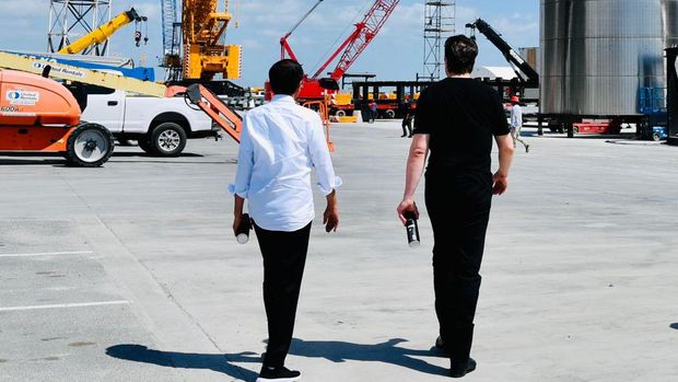 Jokowi bertemu Elon Musk