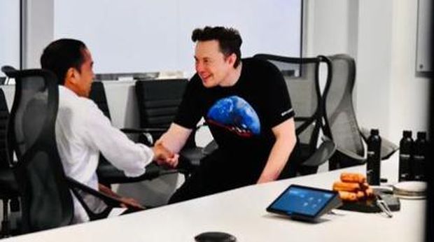 Jokowi Bertemu Elon Musk (Ist Instagram Setkab)
