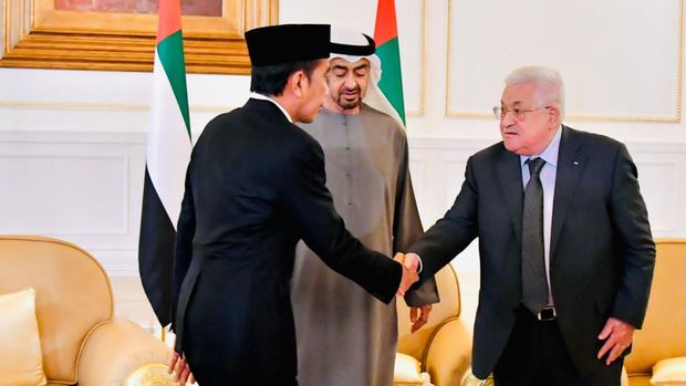Jokowi Sempat Bertemu Presiden Palestina (Biro Pers Setpres)
