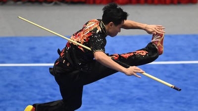 Melihat Aksi Atlet Wushu Indonesia yang Berujung Emas