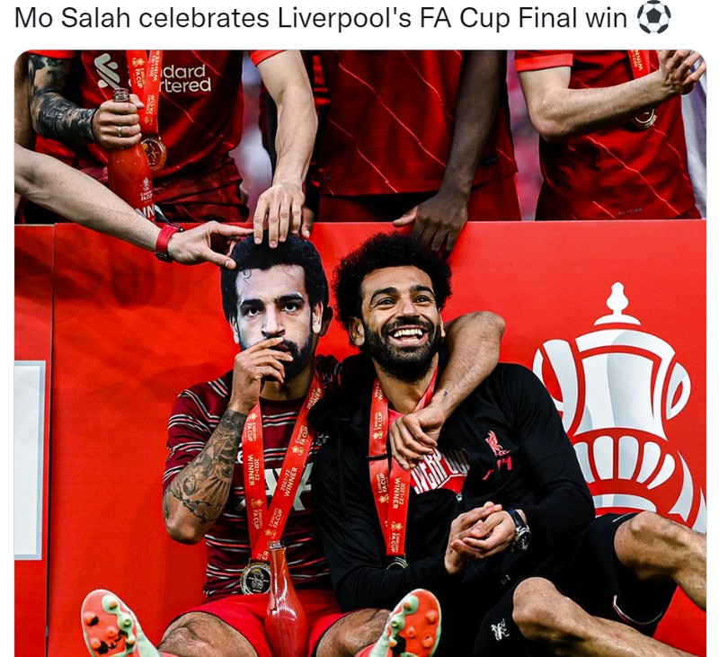 Meme Liverpool Menang Piala FA 2022