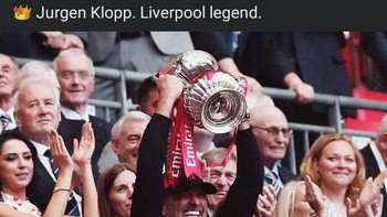 Meme aneka prestasi Jurgen Klopp bersama Liverpool. Foto: (Twitter)