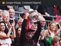Foto Meme Jurgen Klopp Dipuja Usai Liverpool Juara Piala FA