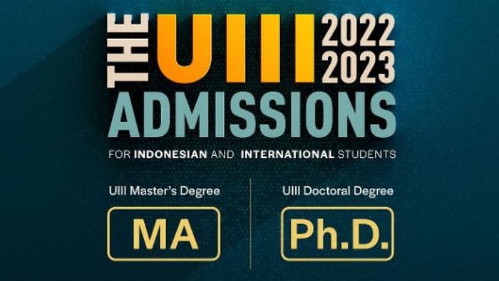 Penerimaan program S2 dan S3 UIII.